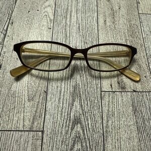 New Authentic Oliver Peoples Maria MN Eyeglass Frames Brown 51-16mm 135‎ Japan